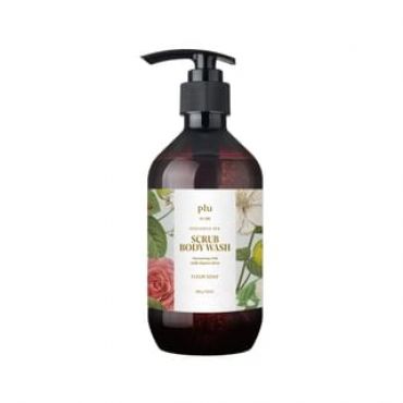 plu - Perfumed Spa Scrub Body Wash - 3 Types Fleur Soap