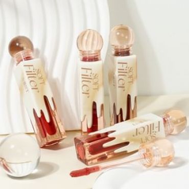 INSITI  - Light Shade Filter Soft Mist Lip Glaze - 6 Colors 03# Strawberry - 3.8ml