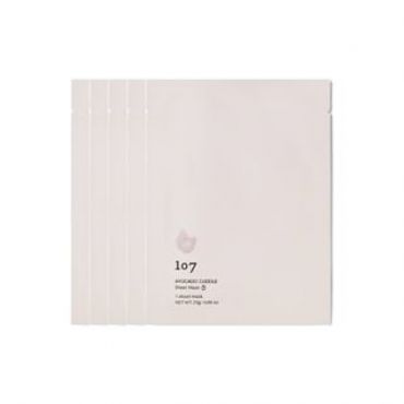 107 Beauty - Avocado Cuddle Sheet Mask Set 25g x 5 sheets
