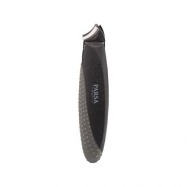 PARSA Beauty - Stainless Steel Toenail Clipper Black & Grey