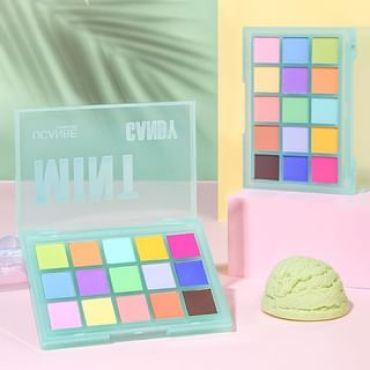 UCANBE  - Mint Candy 15-Color Eyeshadow Palette 10.8g
