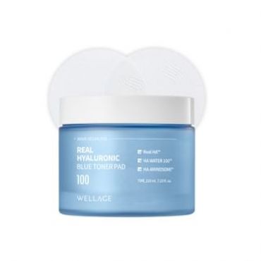 WELLAGE - Real Hyaluronic Blue Toner Pad 70 pads