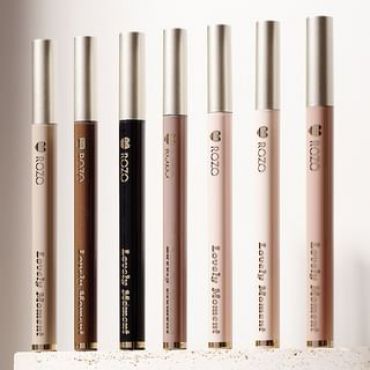 ROZO - Lovely Moment Ultra-Fine Liquid Eyeliner / Aegyosal / Remover Pen M001# Black - 2ml
