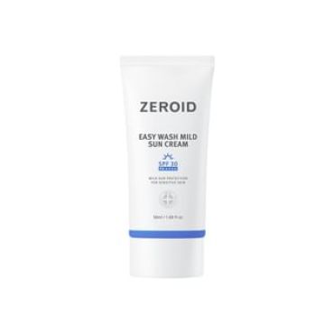 ZEROID - Easy Wash Mild Sun Cream 50ml