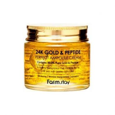 Farm Stay - 24K Gold & Peptide Perfect Ampoule Cream 80ml