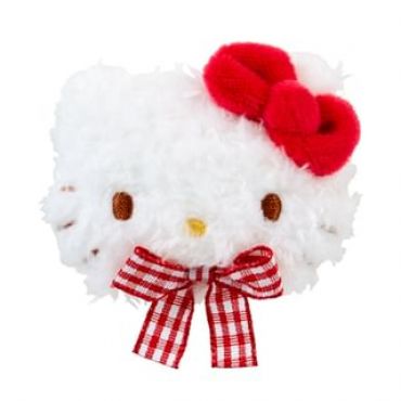 Hello Kitty Face Mascot Hair Clip 7 x 2.5 x 5cm