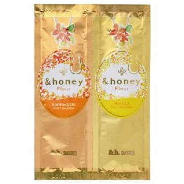 ViCREA - &honey Fleur Kinmokusei & Mimosa Moist Trial Set 10g x 2