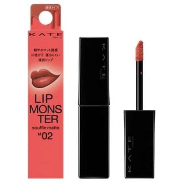 Kanebo - Kate Lip Monster Souffle Matte M02 Cherry Blossoms That Never Wither