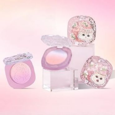 ROZO - Happy Kitten Two-Tone Blusher - 4 Shades 103# Smoky Pink - 4g