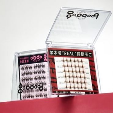AMORTALS - REAL Series Self Adhesive False Eyelashes - 3 Types O02# Charming Cat