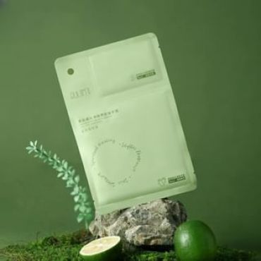 PULJIM  - AHA Brightening and Cleaning Two-Step Hand Mask Green Tangerines - 1pc (36g & 3g)