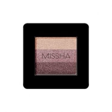 MISSHA - Triple Shadow - 20 Colors #01 Brownie Pink