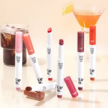 Lipit - Click Click Lava Lip 01 Rose Honey Pudding