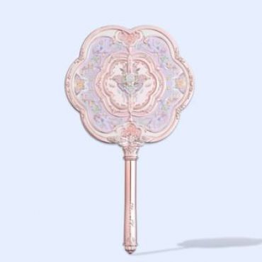 Flower Knows - Butterfly Cloud Collar Hand Mirror - 3 Colors #01 Lotus Pink - 1pc