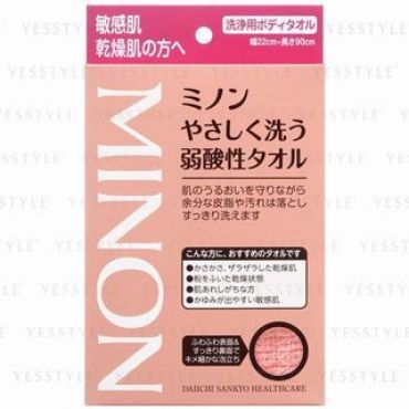 Minon - Amino Moist Weakly Acidic Towel For Washing Body 1 pc