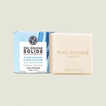 YVES ROCHER - Moisturizing Solid Shower Gel Wild Algae 100g 100g