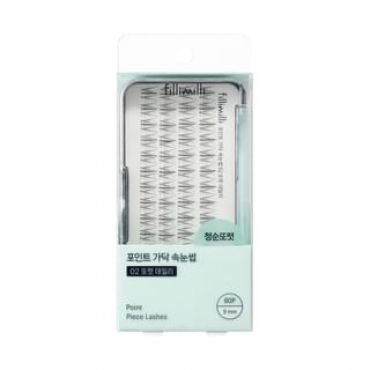 fillimilli - Point Piece Lashes - 2 Types 2025 Version - #02 Clear Daily