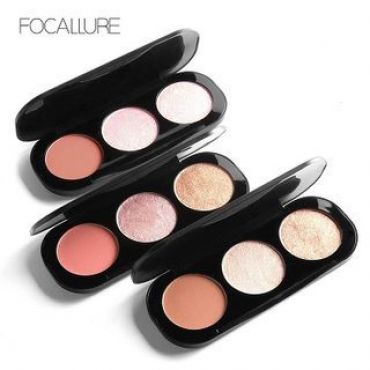 FOCALLURE - Blusher & Highlighter palette - 2 Colors #2