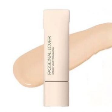 PASSIONAL LOVER - New Creamy Velvet Foundation 2.0 - 3 Colors #00 Porcelain White - 30g