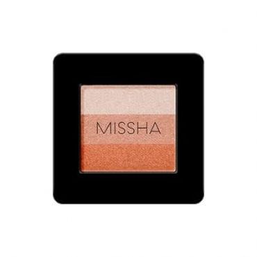 MISSHA - Triple Shadow - 20 Colors #08 Orange Parade