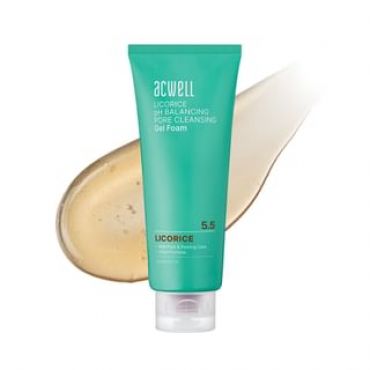 acwell - Licorice pH Balancing Pore Cleansing Gel Foam 160ml