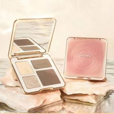 Judydoll - 2 IN 1 Highlighter Contour Palette - 2 Colors #01 Waves - 9g