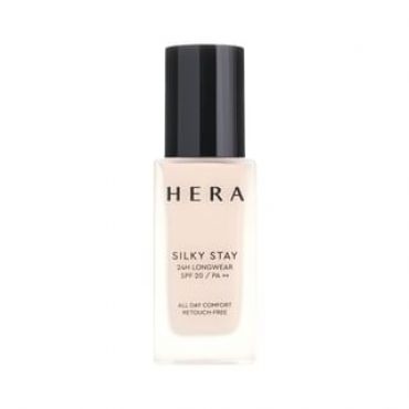 HERA - Silky Stay 24H Longwear Foundation - 12 Colors 2023 Version - #17C1 Petal Ivory