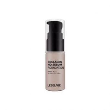 LEBELAGE - Collagen No Sebum Foundation Mini - 3 Colors #23 Sand Beige