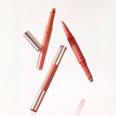 UNNY CLUB - Relax Series Double-Headed Lip Liner - 3 Types L03# Milk Tea Apricot (850mg + 300mg)