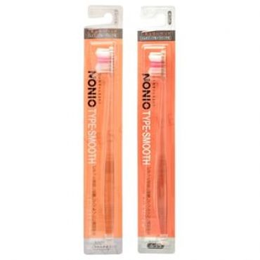 LION - Nonio Type-Smooth Toothbrush 1 pc - Random Color - Soft