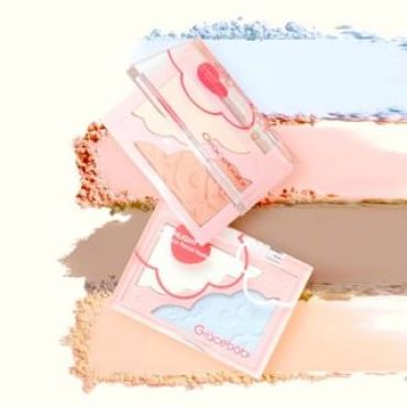 Gracebabi - 2 Color Highlighter Palette - 3 Colors #01 Blue - 8g