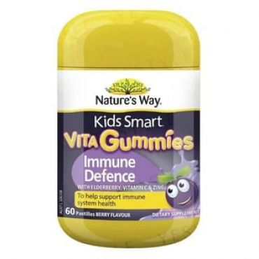 Kids Smart Vita Gummies Immune Defence 60 pastilles