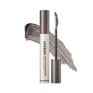 COSNORI - Perfect Setting Mascara Waterproof Long & Curl - 3 Colors #04 Deep Ash