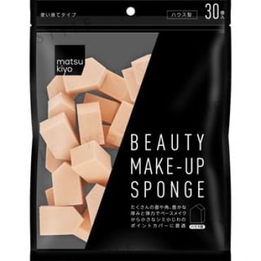 matsukiyo - Beauty Make-up Sponge House Type 30 pcs