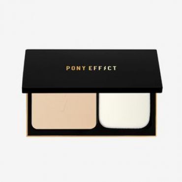 PONY EFFECT - Coverstay Skin Cover Powder Pact - 3 Colors #002 Soft Beige