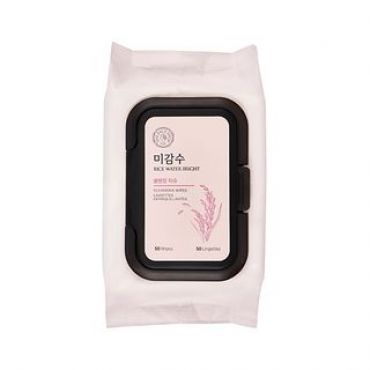 THE FACE SHOP - Rice Water Bright Cleansing Wipes 50pcs 174g