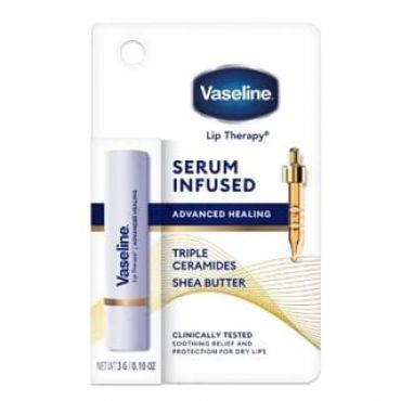 Vaseline - Lip Therapy Serum Infused Advanced Healing Triple Ceramides & Shea Butter Lip Balm 3g