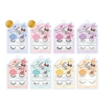 SHOBIDO - Disney Minnie Romantic Eyelash 03 Tokimeki Eyes Black - 2 pairs