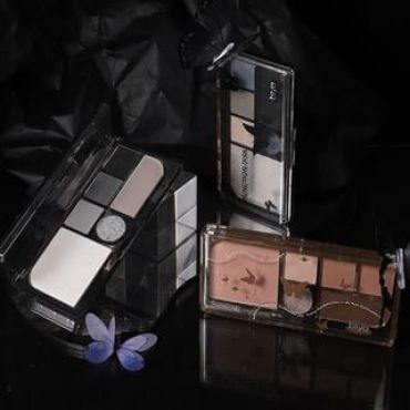 biya  - Dark Night Butterfly Eyeshadow Palette - 4 Types 101# Smoked Black Forest - 7.05g