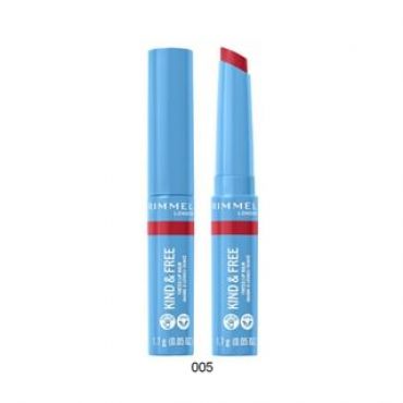 RIMMEL LONDON - Kind & Free Tinted Lip Balms 005 Cherry Red