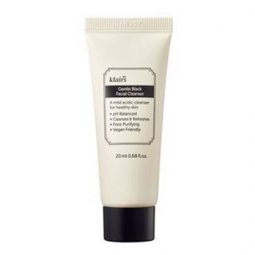 Dear, Klairs - Gentle Black Facial Cleanser MINI 20ml
