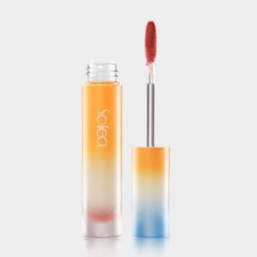 Sofea - Lightweight Soft Mist Lip Mud - 7 Colors 6# Red Brown - 2.8ml