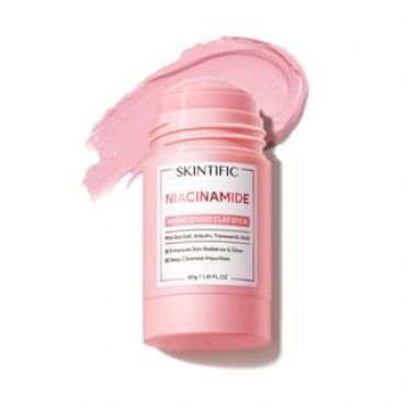 SKINTIFIC - Niacinamide Bright Boost Clay Stick 40g