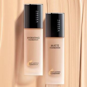 ZEESEA - Silky Lasting Liquid Foundation-Hydra & Blemish Concealing - 2 Colors (HW) #HW02 (Warm beige)