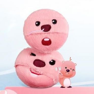 everbab - Soft Loose Powder Puff Loopy Limited Edition - 2 Types Wink (L) - 1pc
