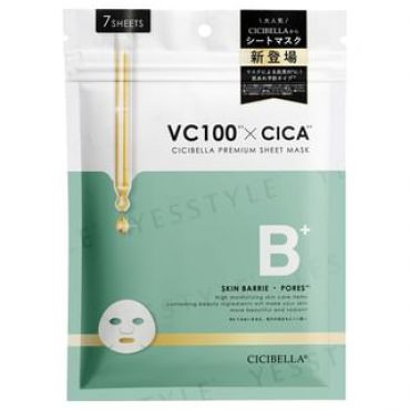 CICIBELLA - Premium Sheet Mask VC100 x CICA 7 pcs