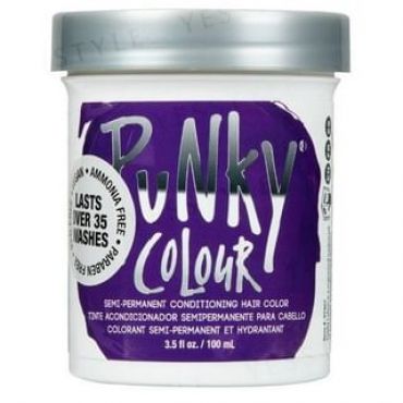 Punky Colour - Semi-Permanent Conditioning Hair Color Plum 100ml