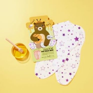 lookATME - Look At My Foot Relax Mask Honey and Coconut Oil 1 pair
