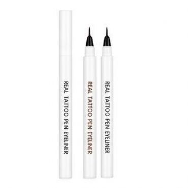 RiRe - Real Tattoo Pen Eyeliner - 2 Colors #02 Deep Brown