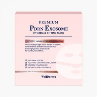 WellDerma - Premium PDRN Exosome Hydrogel Fitting Mask Set 30g x 4 sheets